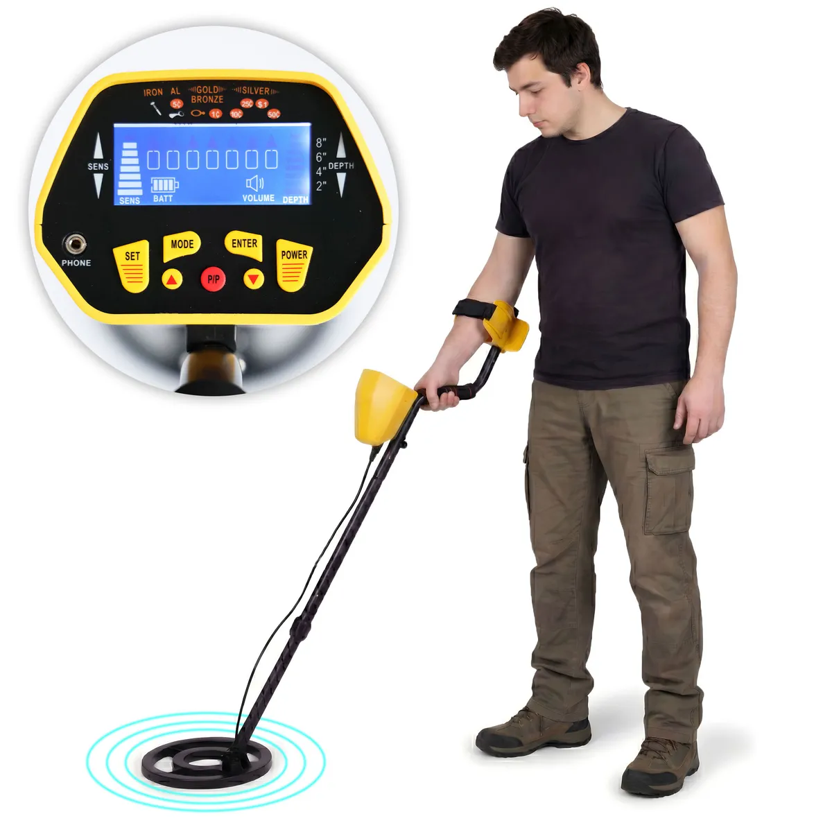 Fémdetektor, Multistore GC-1028, 96,5–120,5 cm – 3. kép Fémdetektor, Multistore GC-1028, 96,5–120,5 cm – 3. kép
