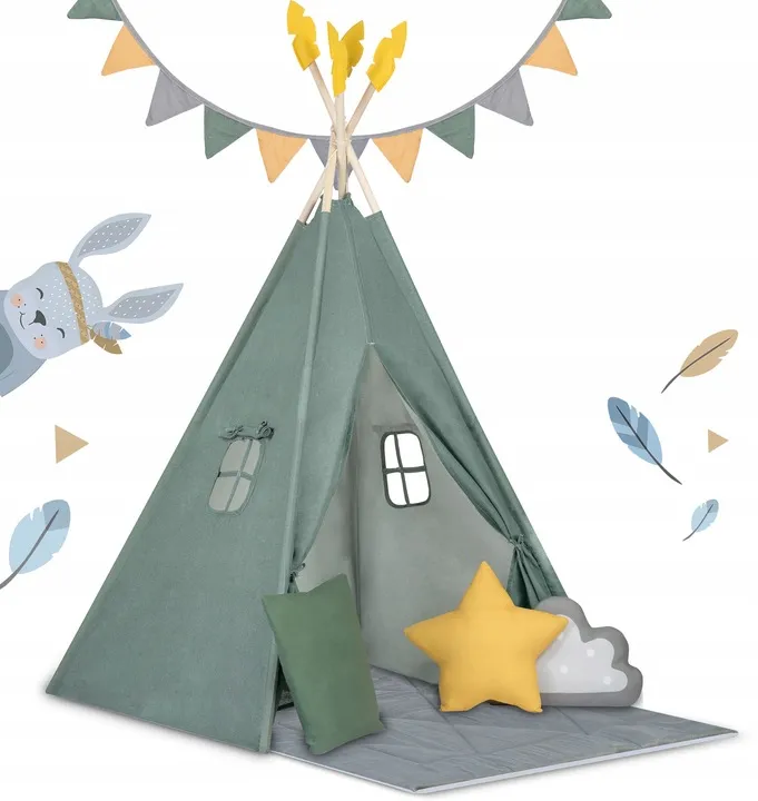 Gyereksátor, Nukido NK-406 Tipi, 116 x 116 x 165 cm – 2. kép