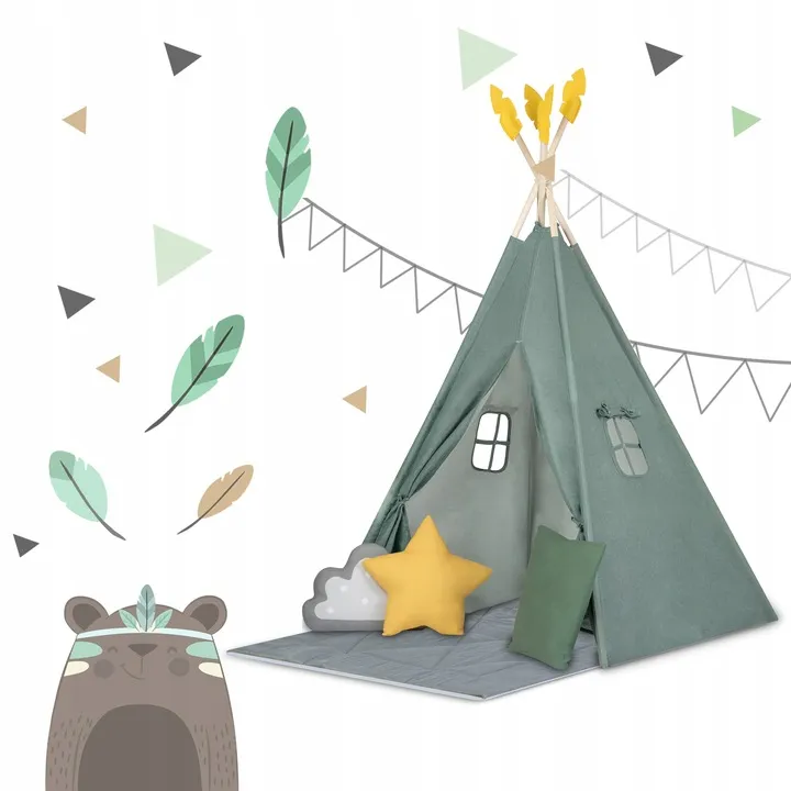 Gyereksátor, Nukido NK-406 Tipi, 116 x 116 x 165 cm – 10. kép