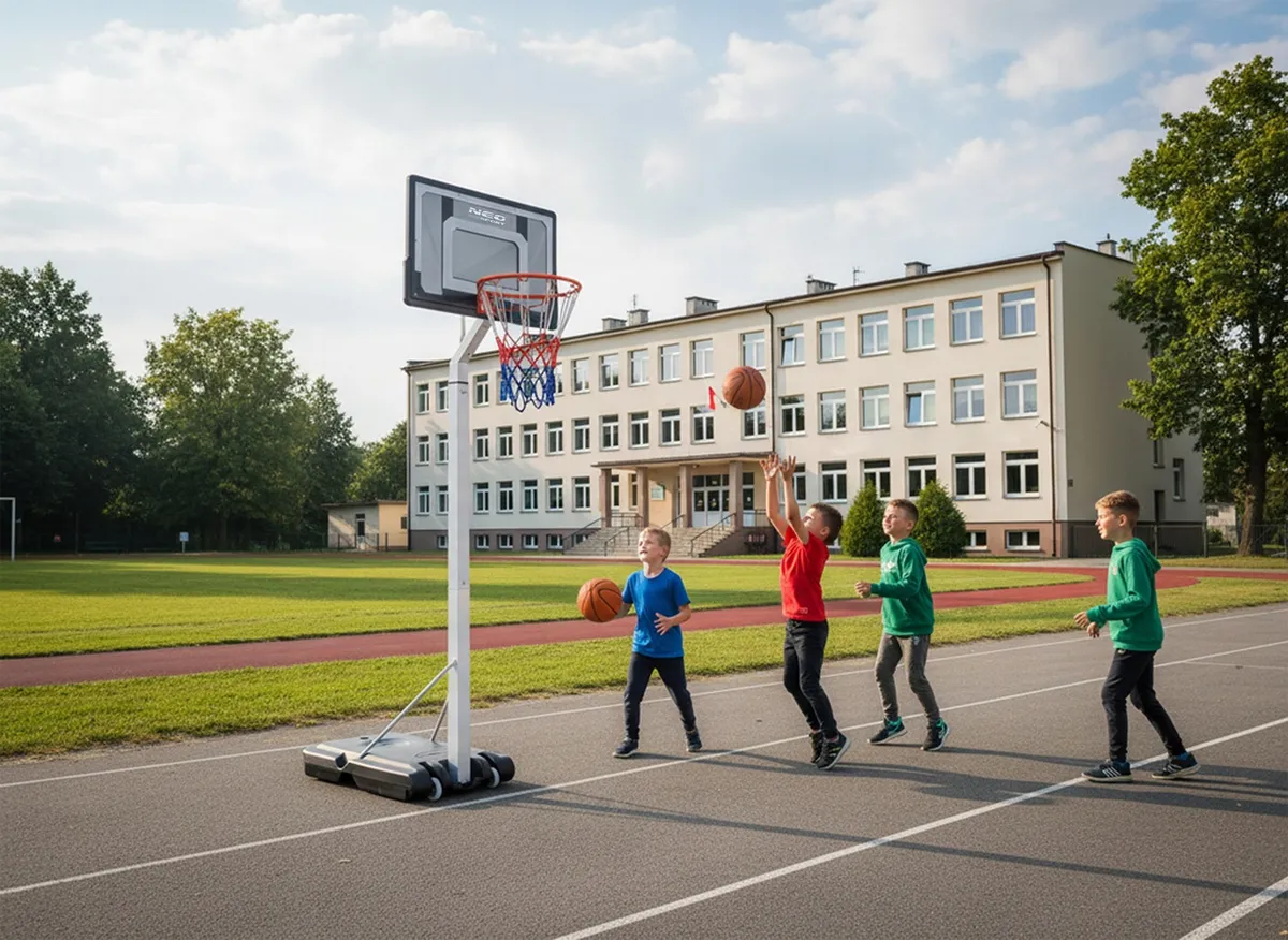 Kosárlabdapalánk, Neo-Sport NS-281, mobil – 2. kép Kosárlabdapalánk, Neo-Sport NS-281, mobil – 2. kép