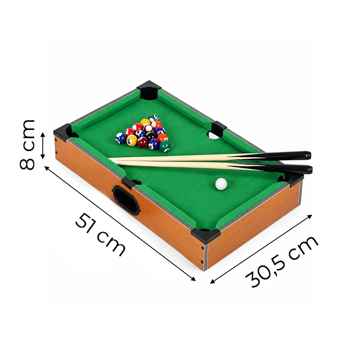 Biliárdasztal, ECOTOYS HM328239, 51 x 30,5 x 8 cm – 4. kép Biliárdasztal, ECOTOYS HM328239, 51 x 30,5 x 8 cm – 4. kép