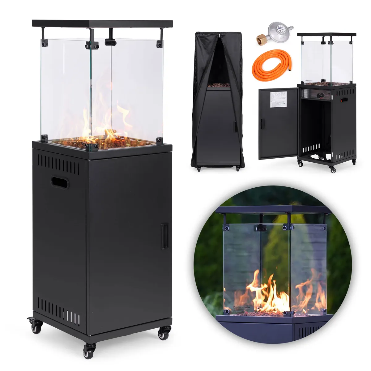 Gázos teraszfűtő, MultiGarden FPS-B-BJ, 13 kW – 1. kép