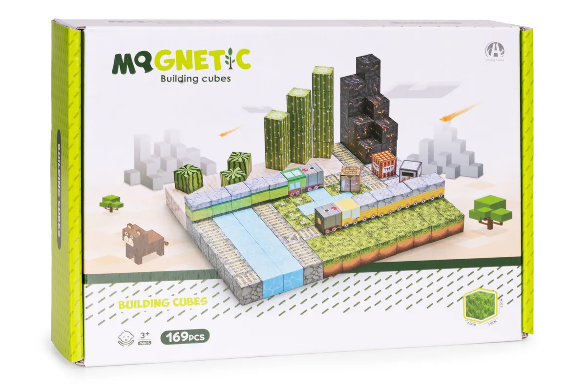 Mágneses játékkészlet, Multistore HC740658, 169 db – 5. kép Mágneses játékkészlet, Multistore HC740658, 169 db – 5. kép
