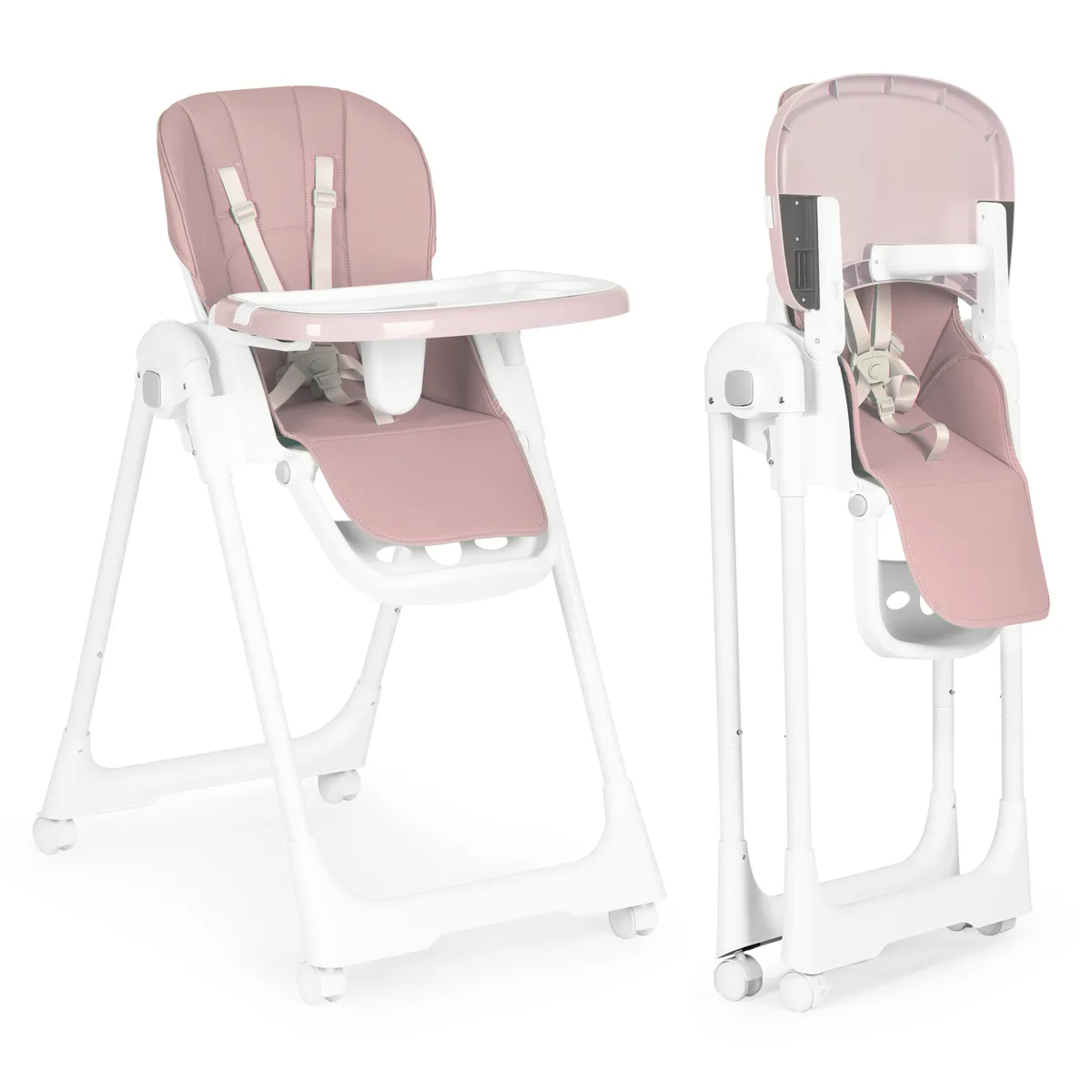 Etetőszék, ECOTOYS HA-013, rózsaszín – 1. kép Etetőszék, ECOTOYS HA-013, rózsaszín – 1. kép