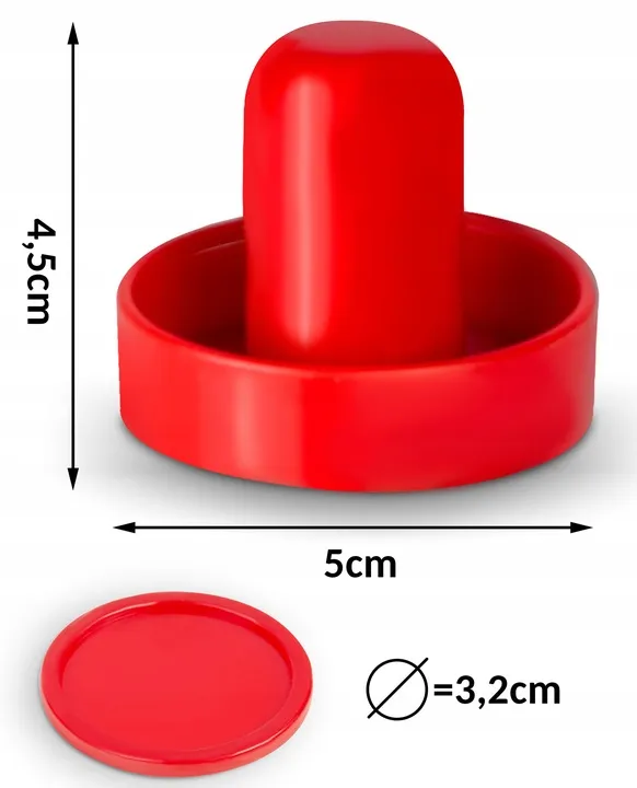 Léghoki ütő és korong szett, Neo-Sport Air Hockey, 2 db ütő 4,5 x 5 cm filc alátétekkel – 7. kép Léghoki ütő és korong szett, Neo-Sport Air Hockey, 2 db ütő 4,5 x 5 cm filc alátétekkel – 7. kép