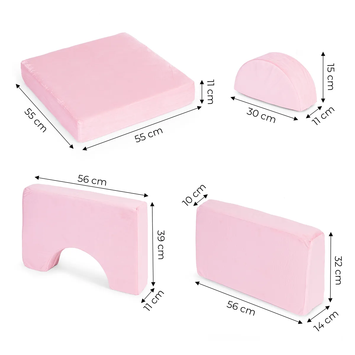 Gyerek moduláris fotel, ECOTOYS TMSRT-15, rózsaszín – 6. kép Gyerek moduláris fotel, ECOTOYS TMSRT-15, rózsaszín – 6. kép