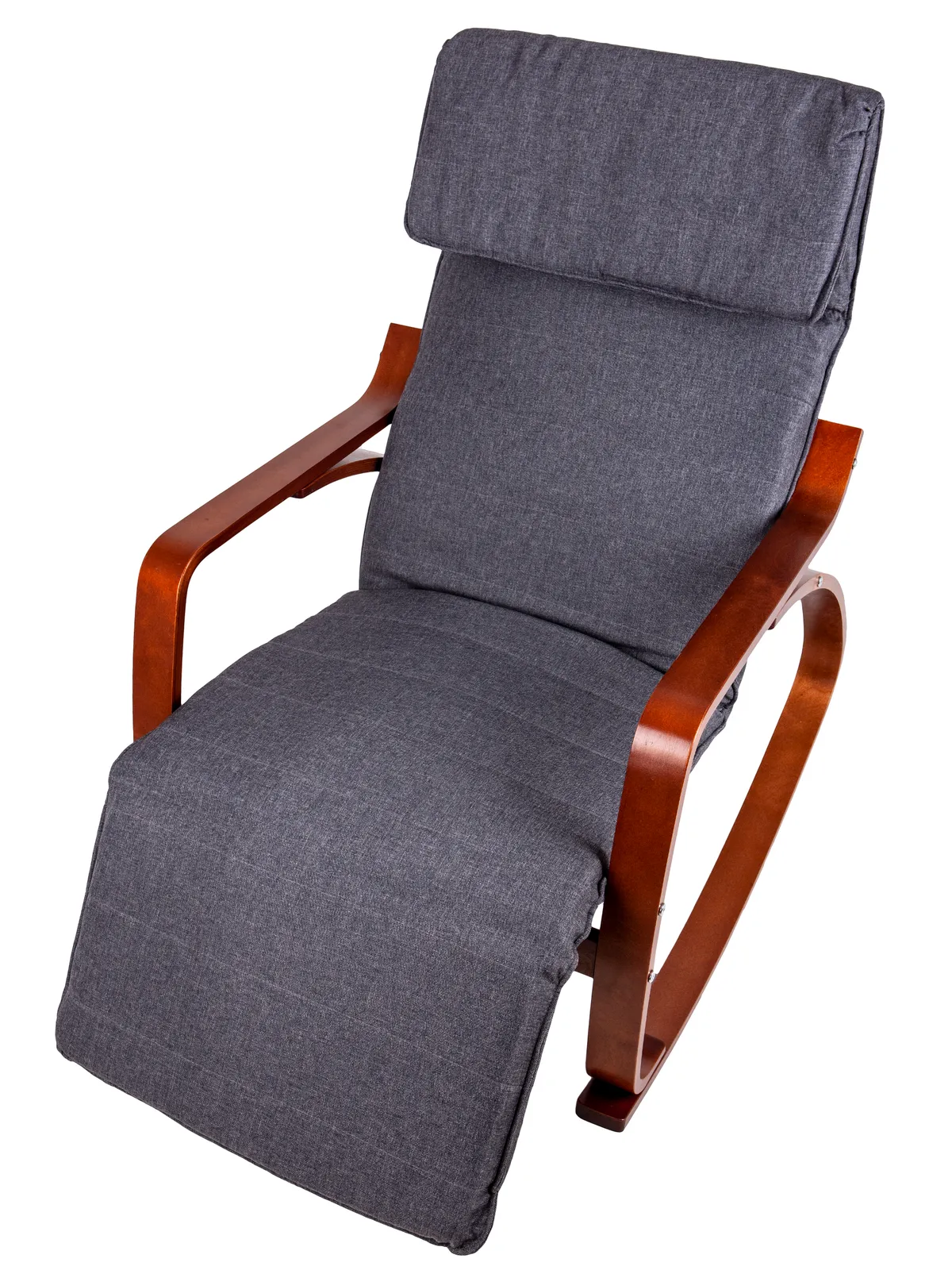 Hintaszék, ModernHome TXRC-02, szürke/barna – 2. kép Hintaszék, ModernHome TXRC-02, szürke/barna – 2. kép