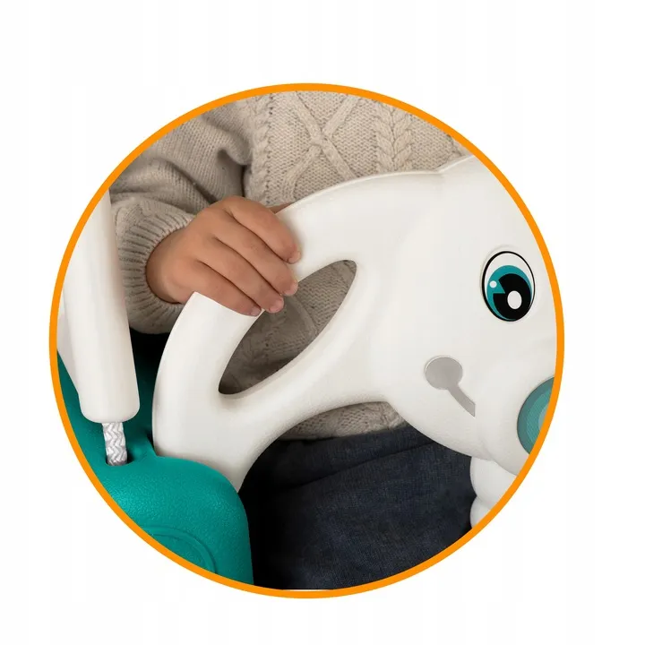 Gyerek hinta, Ricokids, türkiz/fehér – 4. kép Gyerek hinta, Ricokids, türkiz/fehér – 4. kép