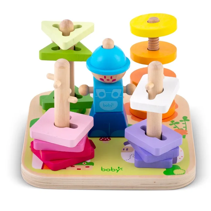 Fa formaválogató, Ricokids RK-866, 16 db – 2. kép Fa formaválogató, Ricokids RK-866, 16 db – 2. kép