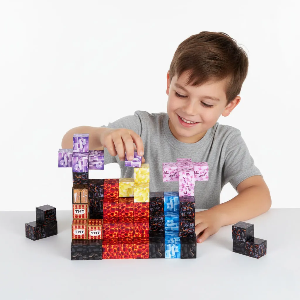 Mágneses játékkészlet, Multistore HC740682, 86 db – 3. kép Mágneses játékkészlet, Multistore HC740682, 86 db – 3. kép