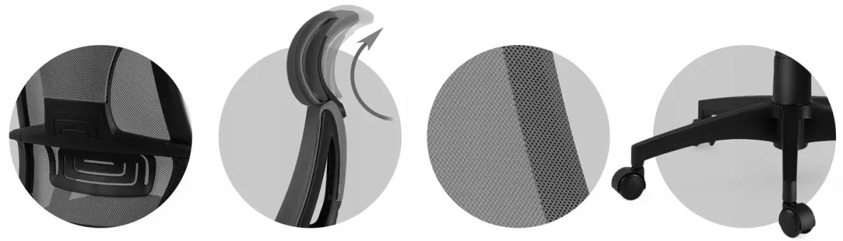 Ergonomikus kialakítású irodai fotel