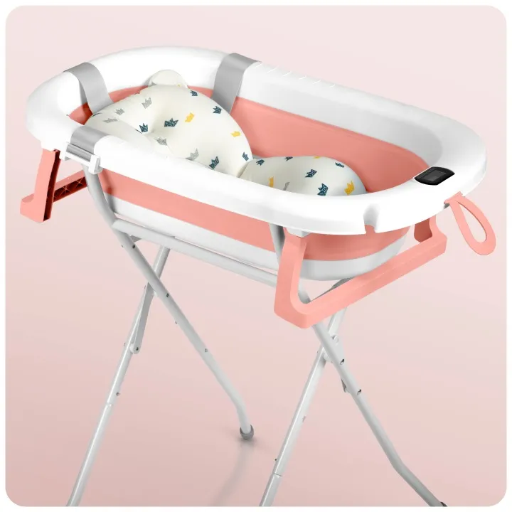 Utazó gyerekkád, Ricokids RK-287, fehér/rózsaszín – 10. kép Utazó gyerekkád, Ricokids RK-287, fehér/rózsaszín – 10. kép
