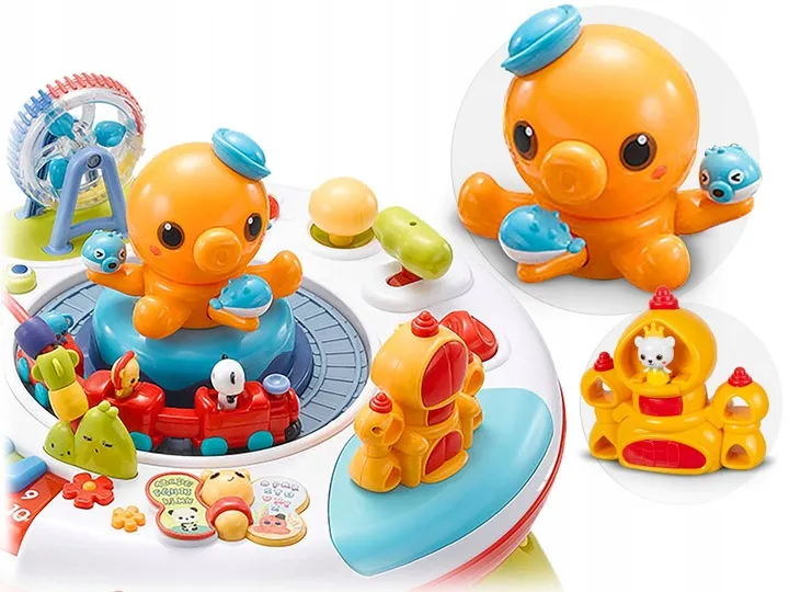 Gyerek játékasztal, Ricokids, 54 x 54 x 51 cm – 8. kép