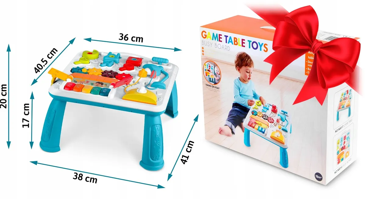 Gyerek játékasztal, Ricokids, zenélő oktatóasztal levehető táblával – 12. kép Gyerek játékasztal, Ricokids, zenélő oktatóasztal levehető táblával – 12. kép
