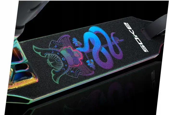 Kaszkadőr roller, SOKE XTR Street Rainbow, fekete – 7. kép