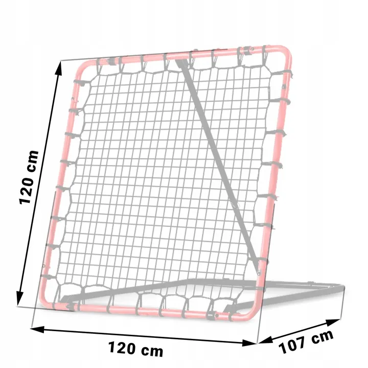 Visszapattanó futball edzőháló, Neo-Sport, 120 x 120 cm – 7. kép Visszapattanó futball edzőháló, Neo-Sport, 120 x 120 cm – 7. kép