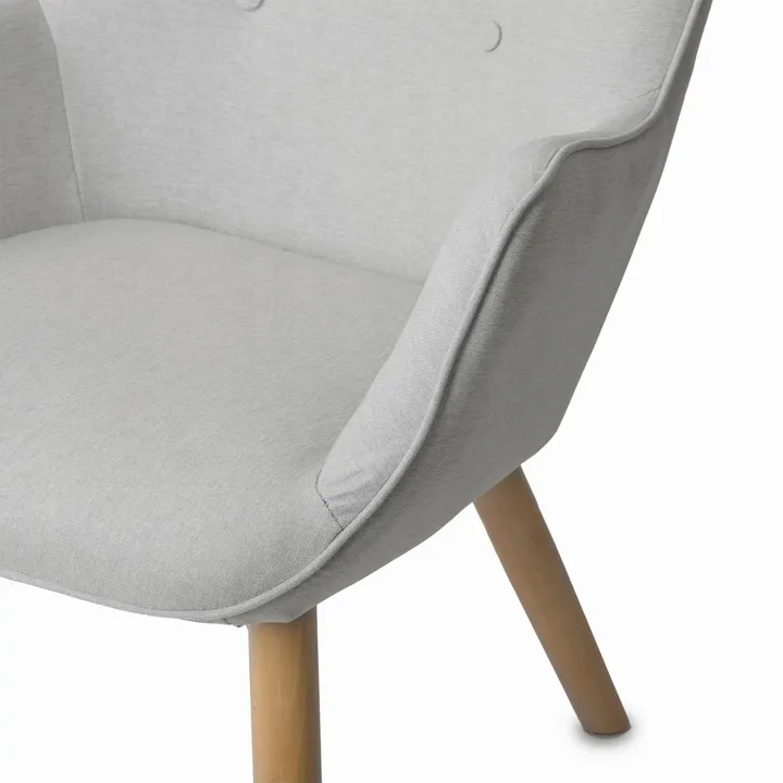 Lábtartós fotel, Sofotel Norse, világosszürke – 9. kép Lábtartós fotel, Sofotel Norse, világosszürke – 9. kép