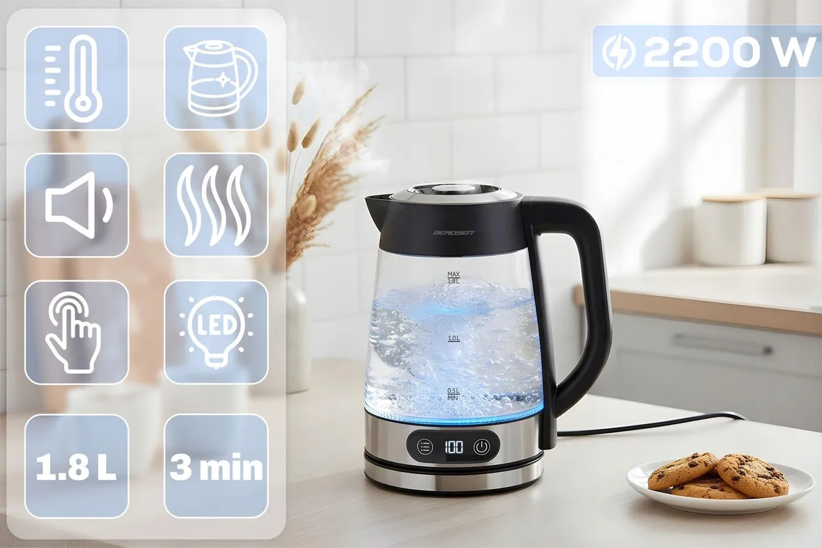 Vízforraló, Berdsen BD-715, 1800 ml – 2. kép