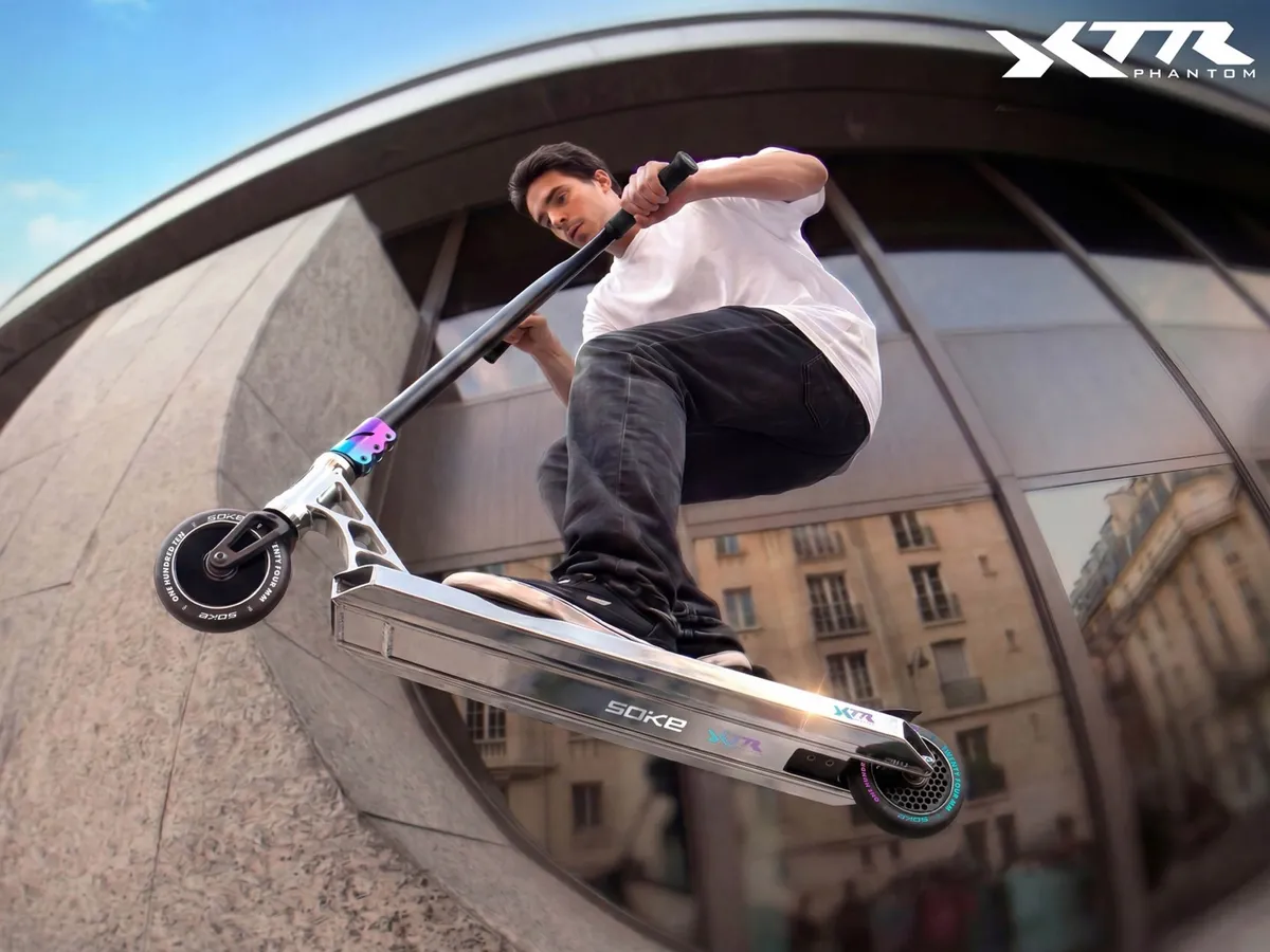 Trükkroller, SOKE XTR, ezüst/fekete – 7. kép