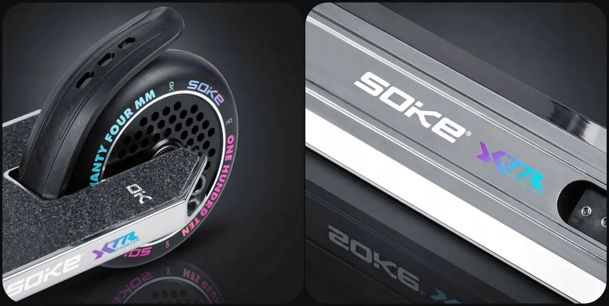 Trükkroller, SOKE XTR, ezüst/fekete – 14. kép