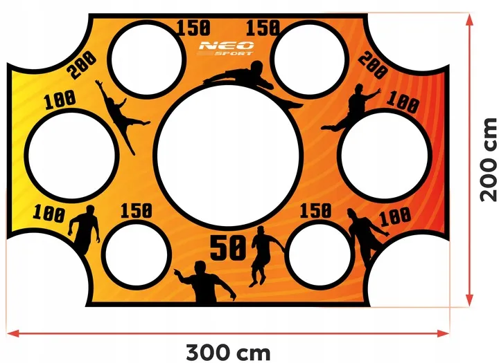 Célzóponyva futballkapura, Neo-Sport, 300 x 200 cm – 5. kép Célzóponyva futballkapura, Neo-Sport, 300 x 200 cm – 5. kép