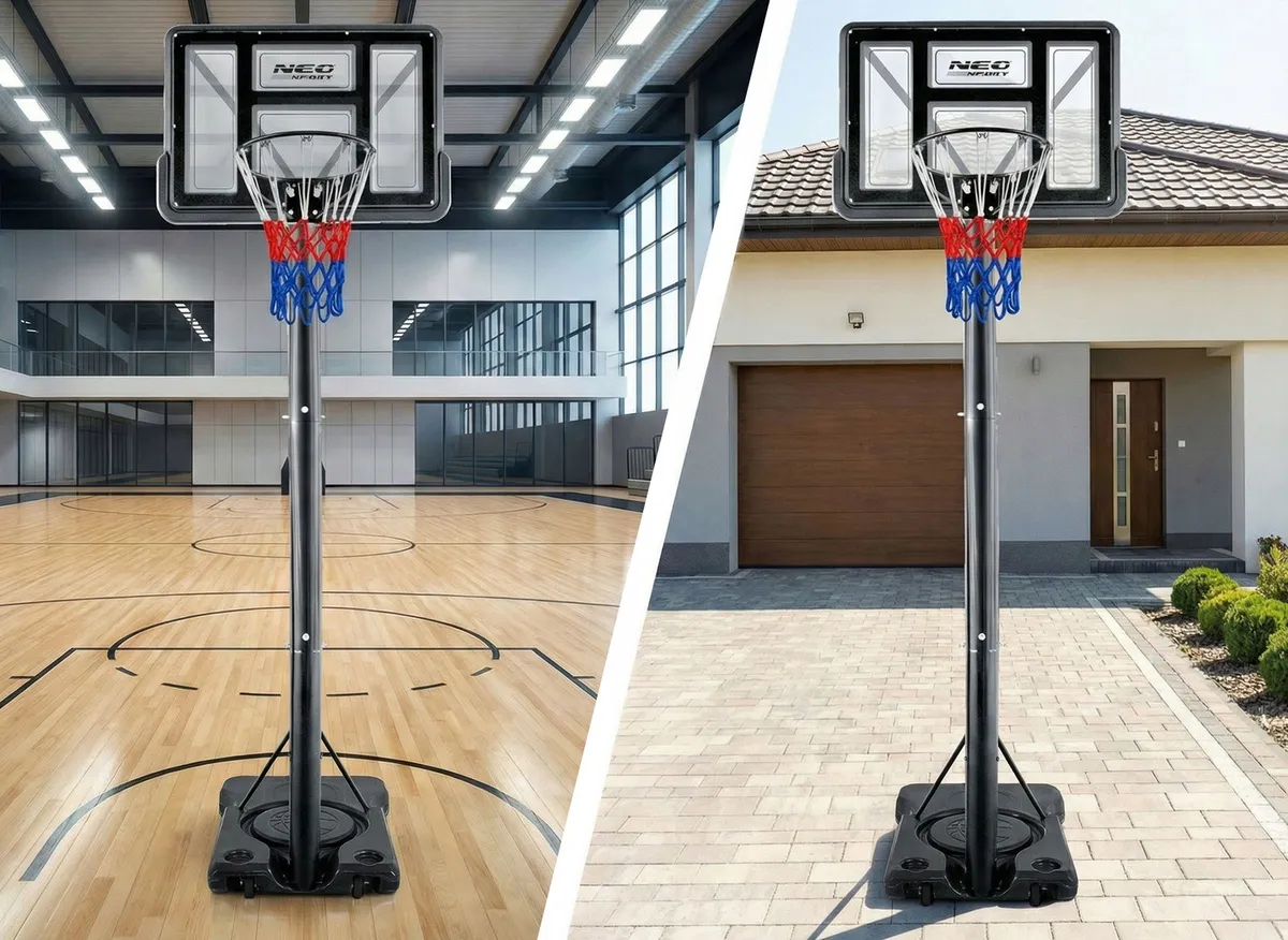 Kosárlabdapalánk, Neo-Sport NS-282, mobil – 9. kép Neo-Sport kosárlabdapalánk játék közben