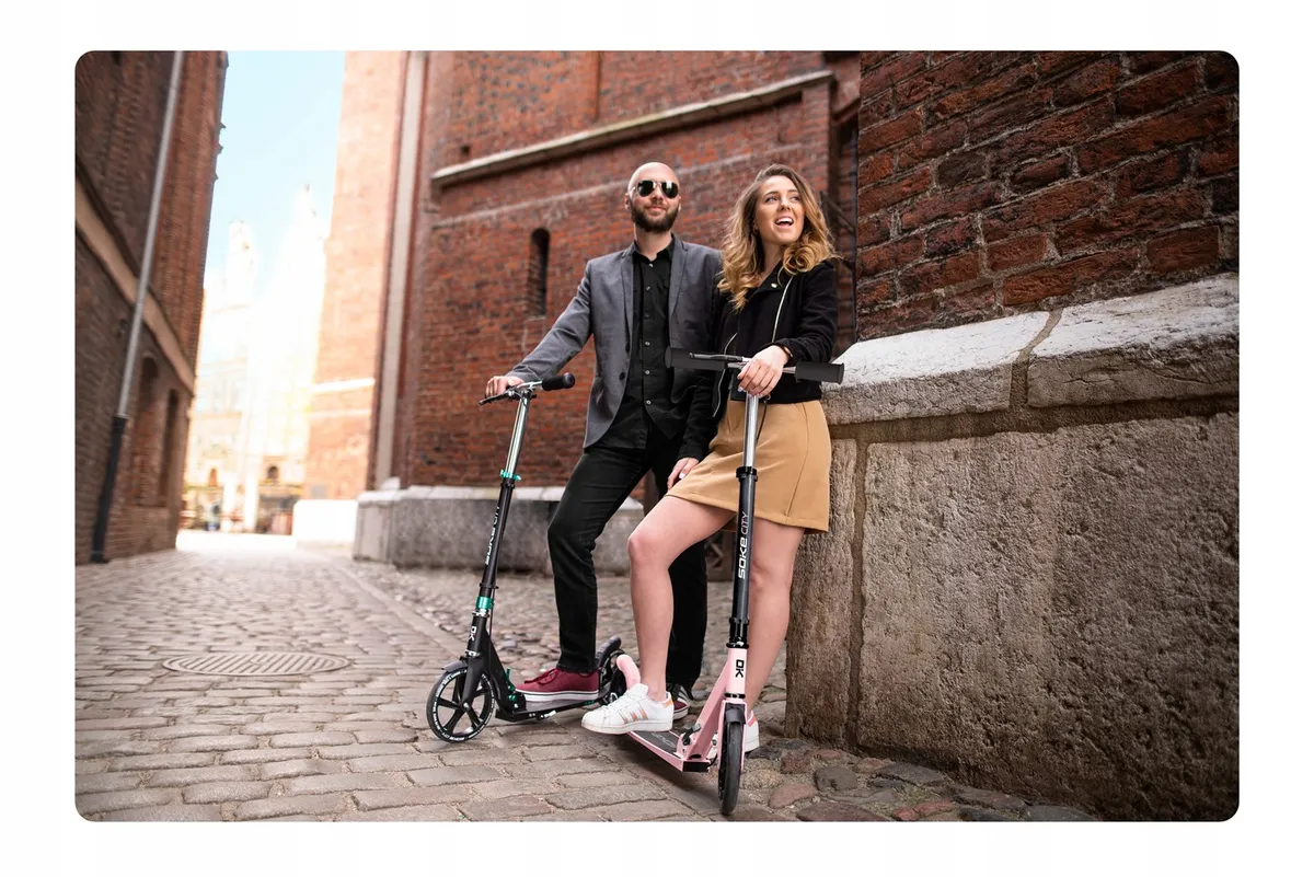 Klasszikus roller, SOKE City, rózsaszín – 12. kép