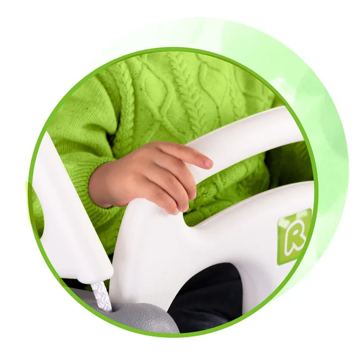Gyerek hinta, Ricokids, szürke/fehér – 4. kép