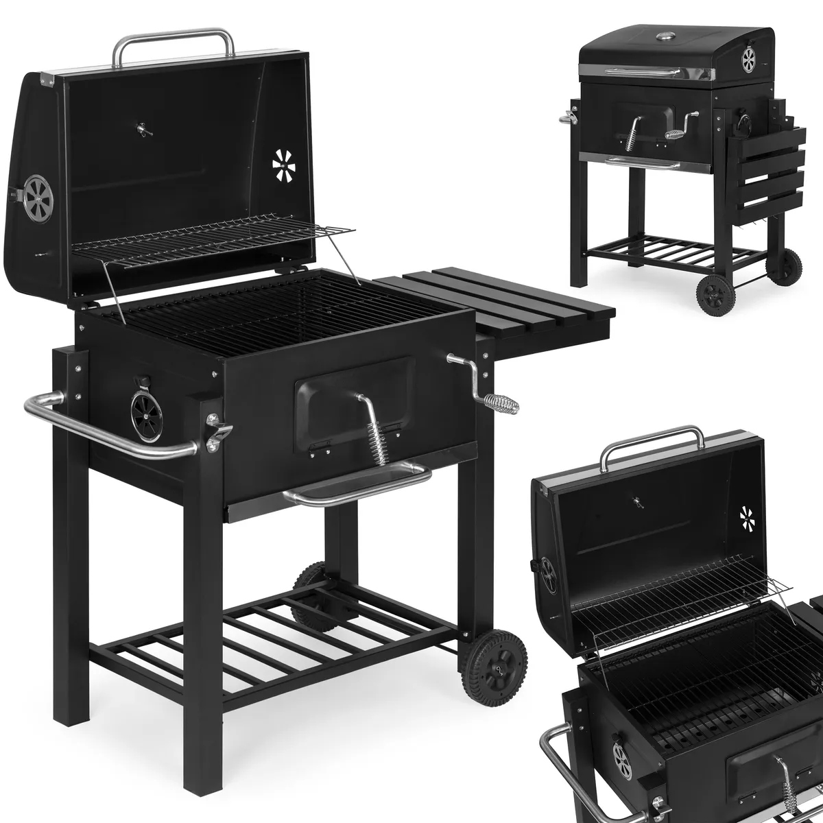 Faszenes grill, GW-01, antracit – 1. kép Faszenes grill, GW-01, antracit – 1. kép