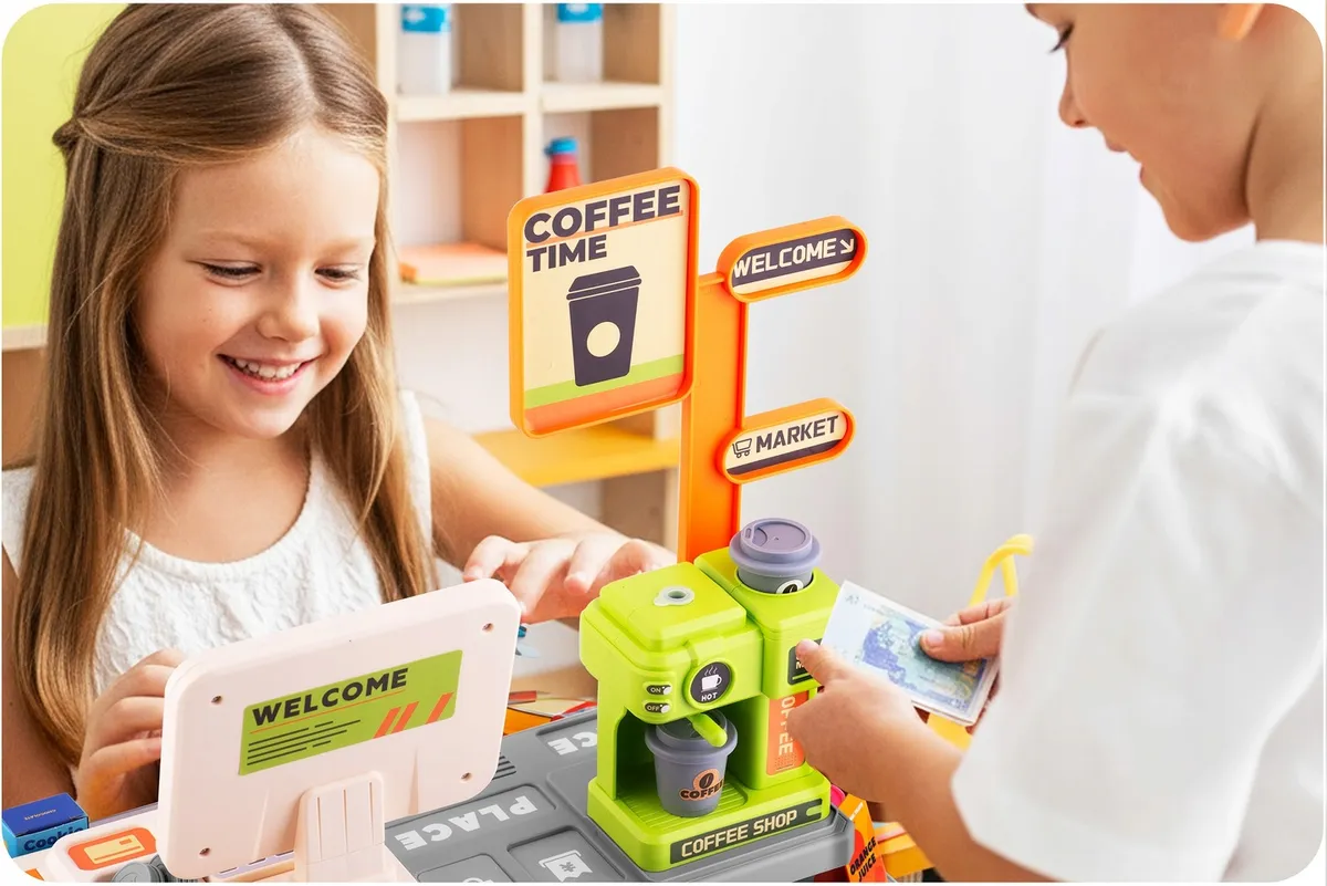 Játék pénztárgép, Ricokids RK-822, interaktív – 10. kép Játék pénztárgép, Ricokids RK-822, interaktív – 10. kép
