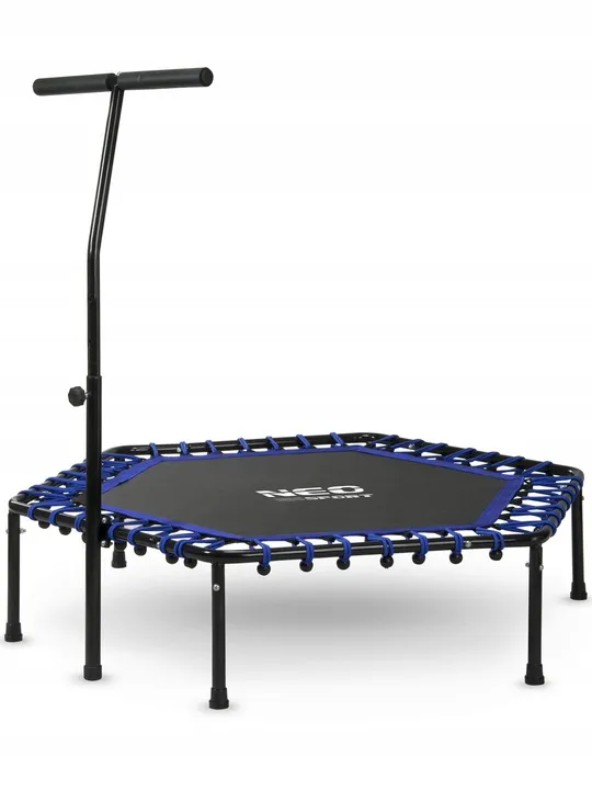 Fitnesz trambulin, Neo-Sport, fekete/kék – 2. kép