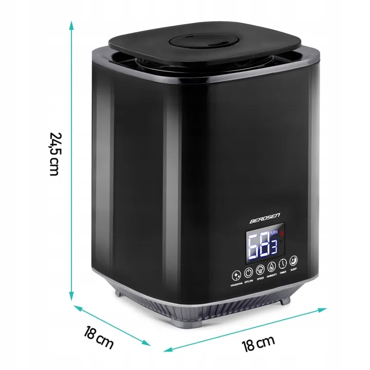 Párásító, Berdsen BD-502, fekete – 10. kép