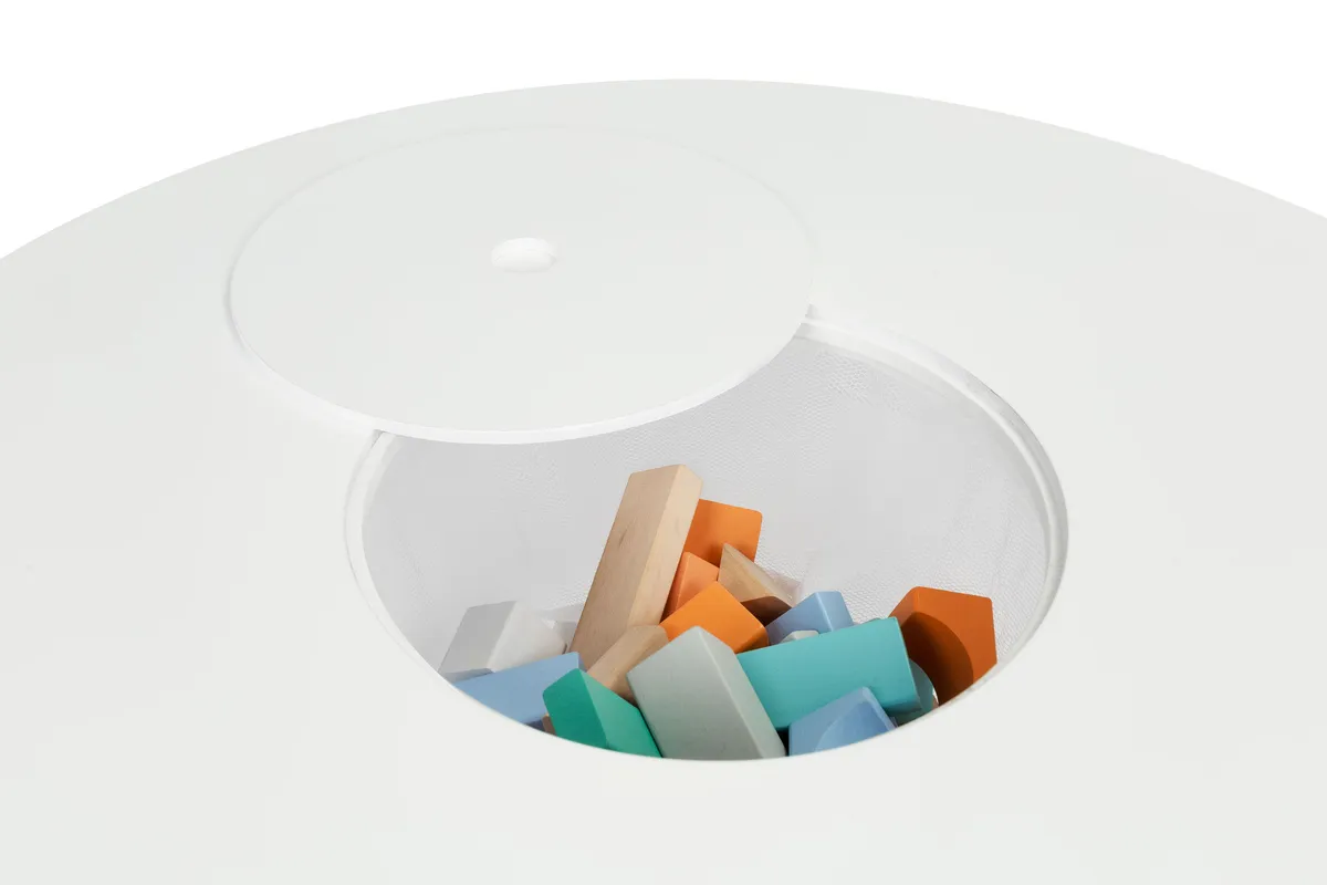 Gyerek asztal és szék szett, ECOTOYS WH135, fehér – 4. kép