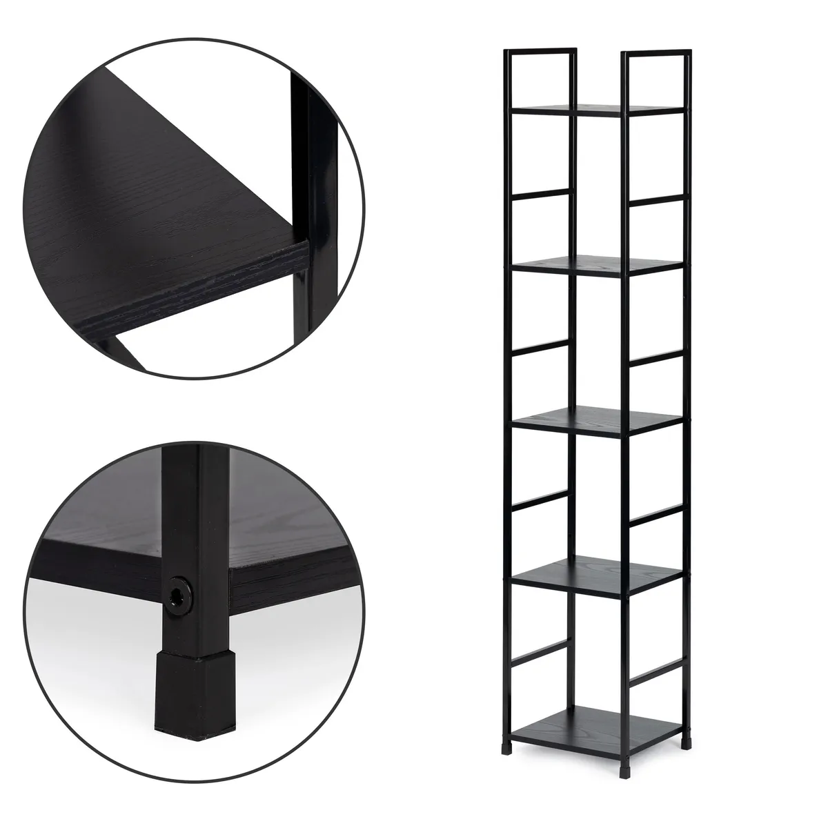 Könyvespolc, ModernHome CWJ3024144L, 144,5 x 29 x 23,5 cm – 3. kép