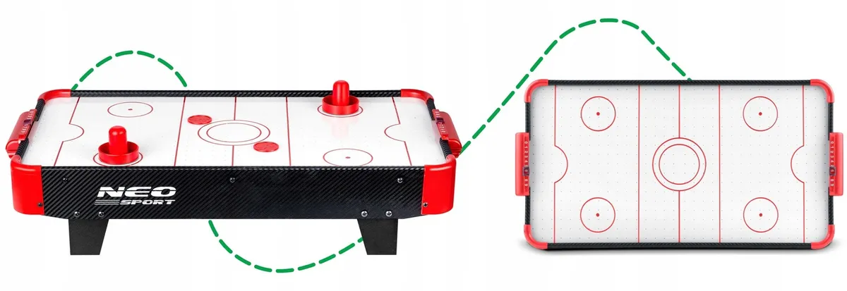 Léghoki asztal, Neo-Sport NS-423 Air Hockey, fehér – 3. kép Léghoki asztal, Neo-Sport NS-423 Air Hockey, fehér – 3. kép