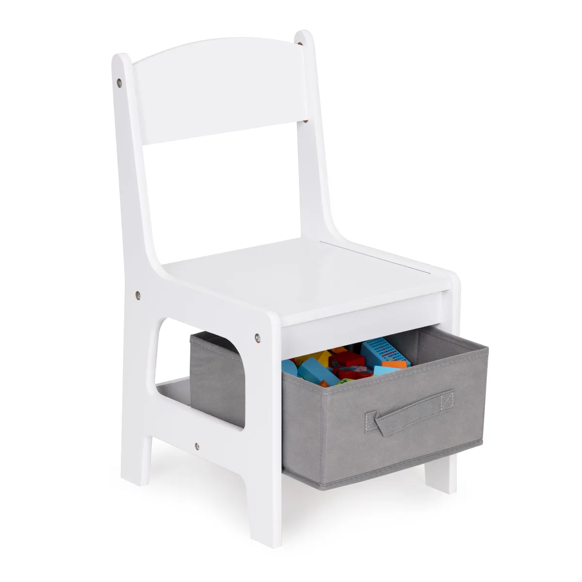 Gyerek asztal és szék szett, ECOTOYS ZCF-01, 1 db asztal + 2 db szék – 5. kép