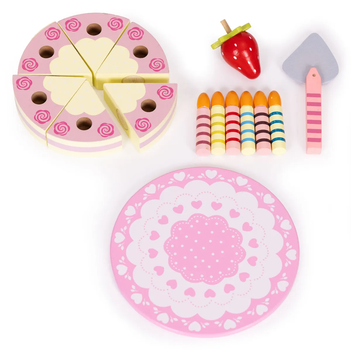 Játék élelmiszerkészlet, ECOTOYS TL10032, tortával – 3. kép