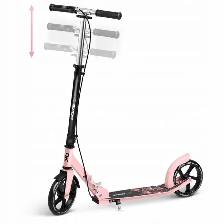 Klasszikus roller, SOKE City, rózsaszín – 11. kép