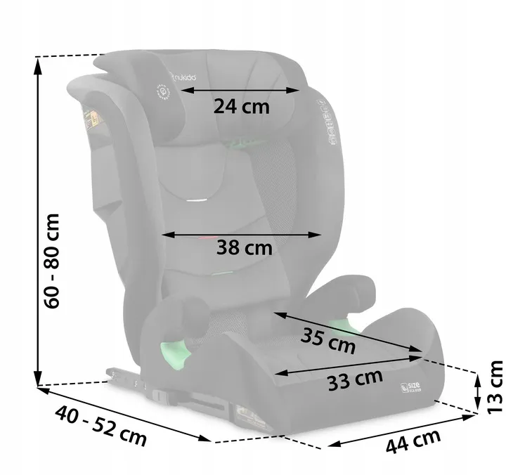 Autósülés, Nukido Louis Soft, sötétszürke – 11. kép Autósülés, Nukido Louis Soft, sötétszürke – 11. kép