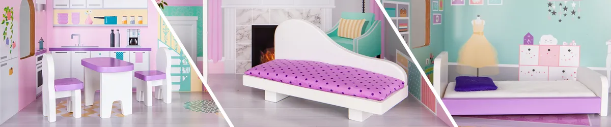 Fa babaház, ECOTOYS 4121, Jagodowa rezidencia – 4. kép Fa babaház, ECOTOYS 4121, Jagodowa rezidencia – 4. kép