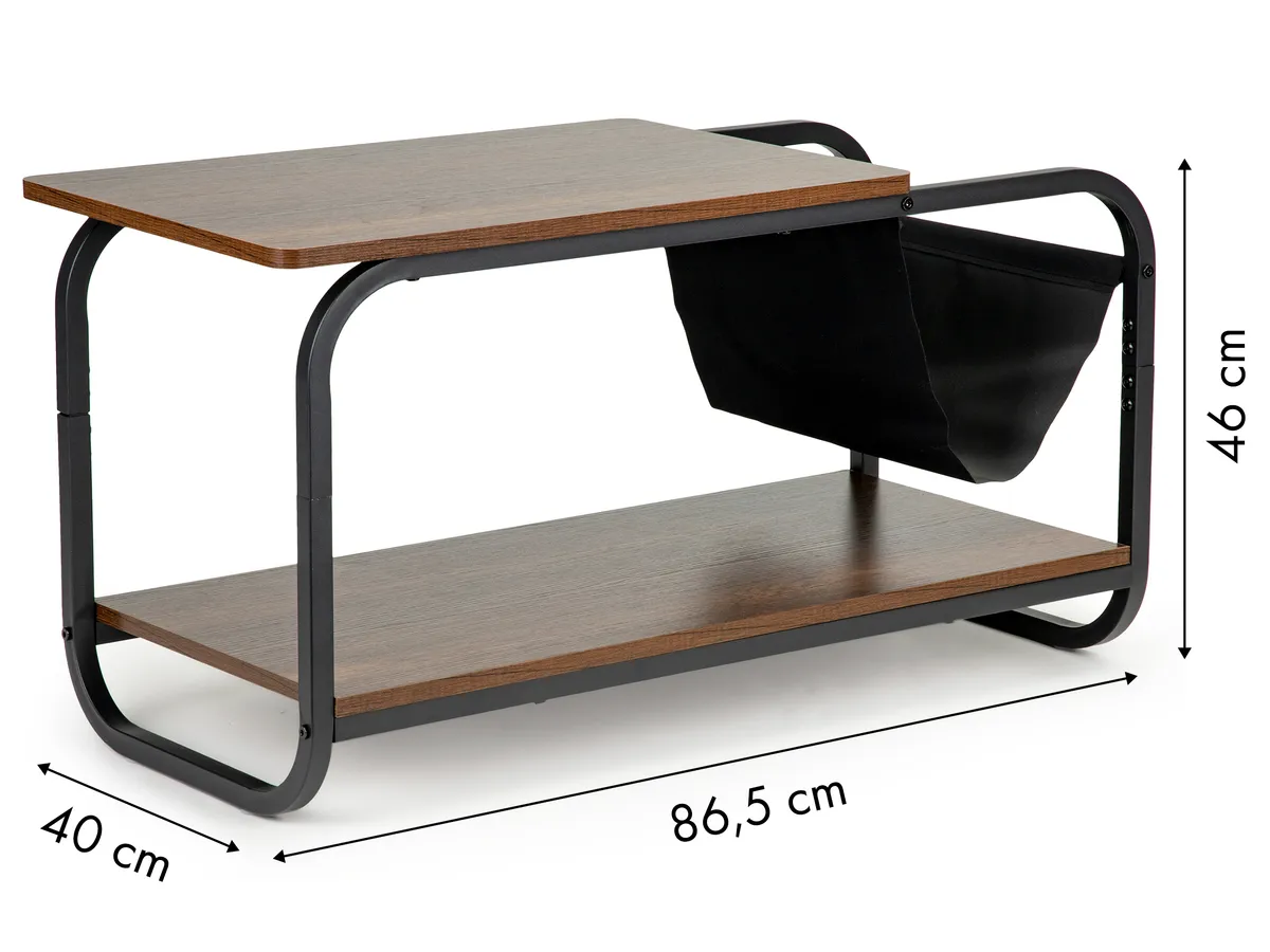 Dohányzóasztal, ModernHome YLT-1502-02P, 86,5 x 40 cm – 3. kép