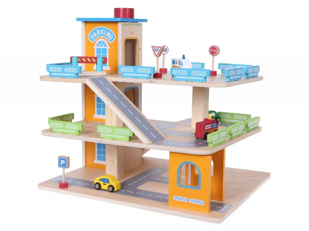 Játék garázs, ECOTOYS 1085, 43 x 36 x 40 cm – 2. kép