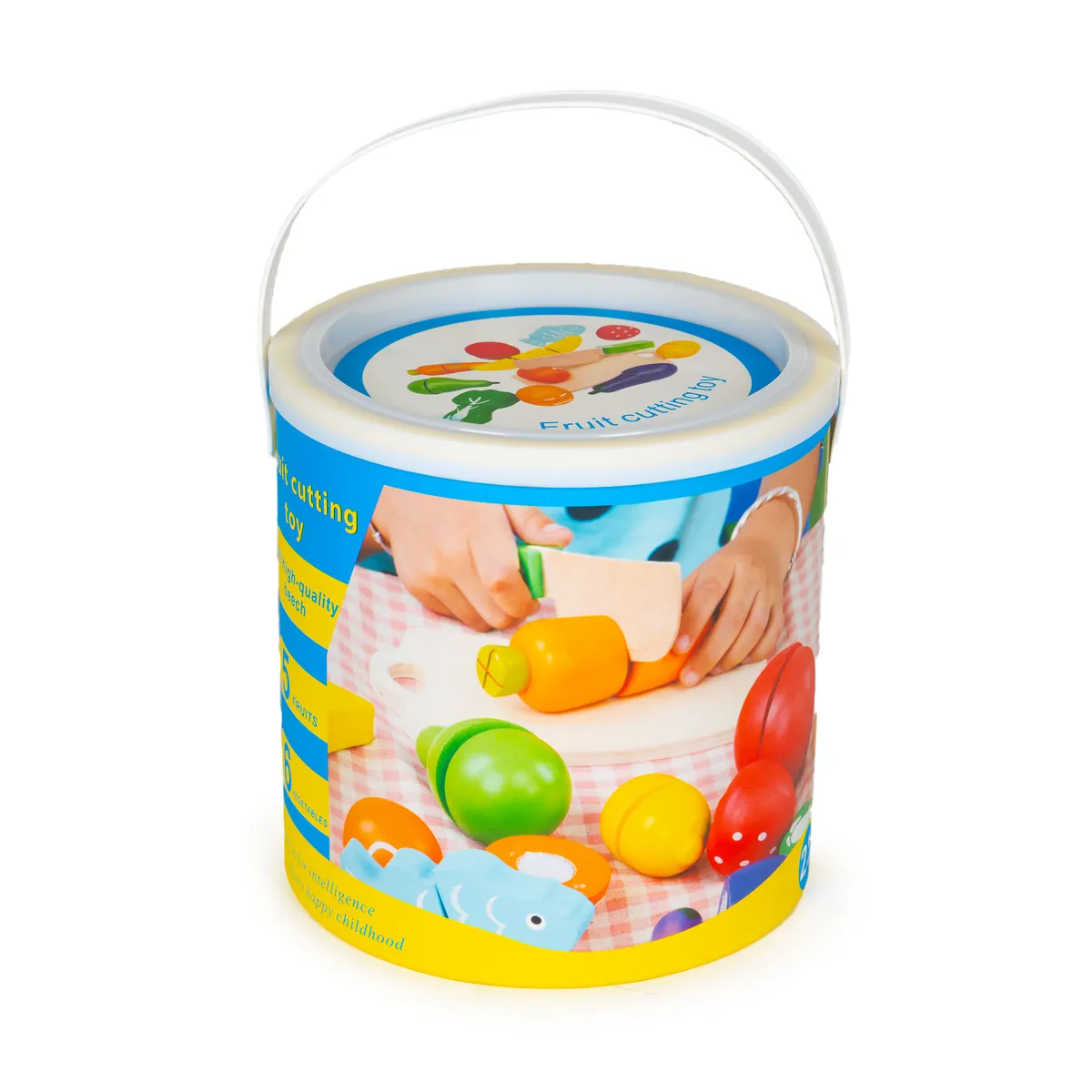 Játék élelmiszerkészlet, Multistore HC517244, zöldségek és gyümölcsök – 4. kép