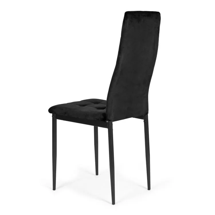 Étkezőszék szett, ModernHome F261-3KD BLACK, fekete – 9. kép Étkezőszék szett, ModernHome F261-3KD BLACK, fekete – 9. kép