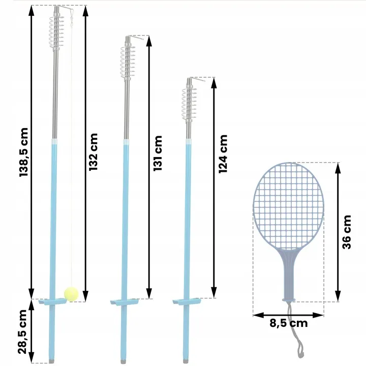 Speedball készlet, Neo-Sport NS-499, 124–138,5 cm állítható magasság – 4. kép Speedball készlet, Neo-Sport NS-499, 124–138,5 cm állítható magasság – 4. kép