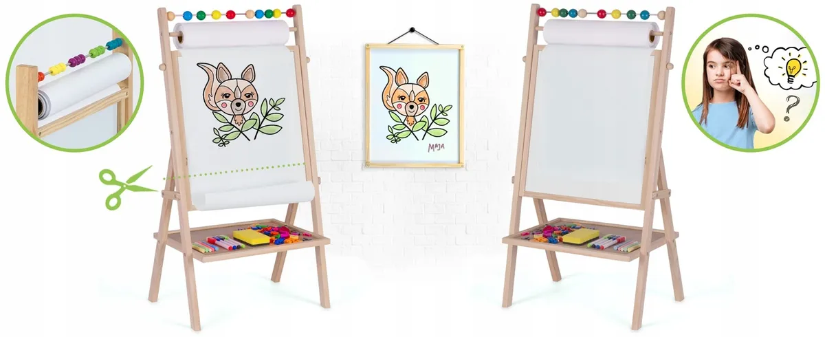 Mágneses rajztábla, Ricokids, 80 x 40 x 28 cm – 5. kép Mágneses rajztábla, Ricokids, 80 x 40 x 28 cm – 5. kép