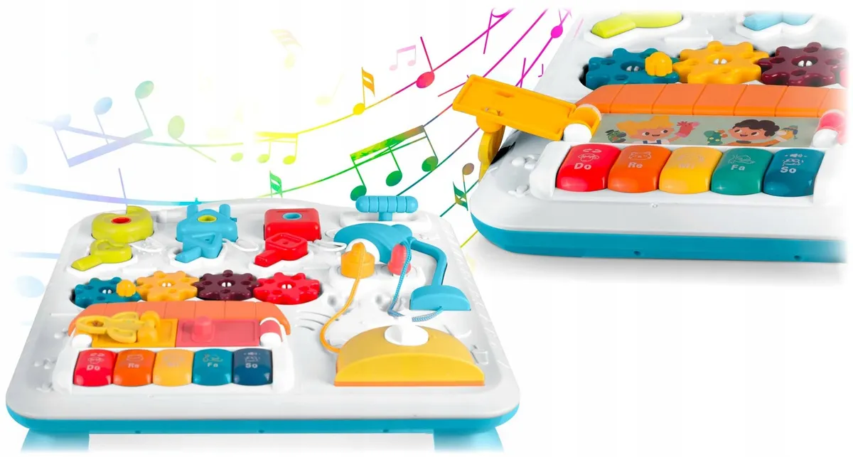Gyerek játékasztal, Ricokids, zenélő oktatóasztal levehető táblával – 3. kép Gyerek játékasztal, Ricokids, zenélő oktatóasztal levehető táblával – 3. kép