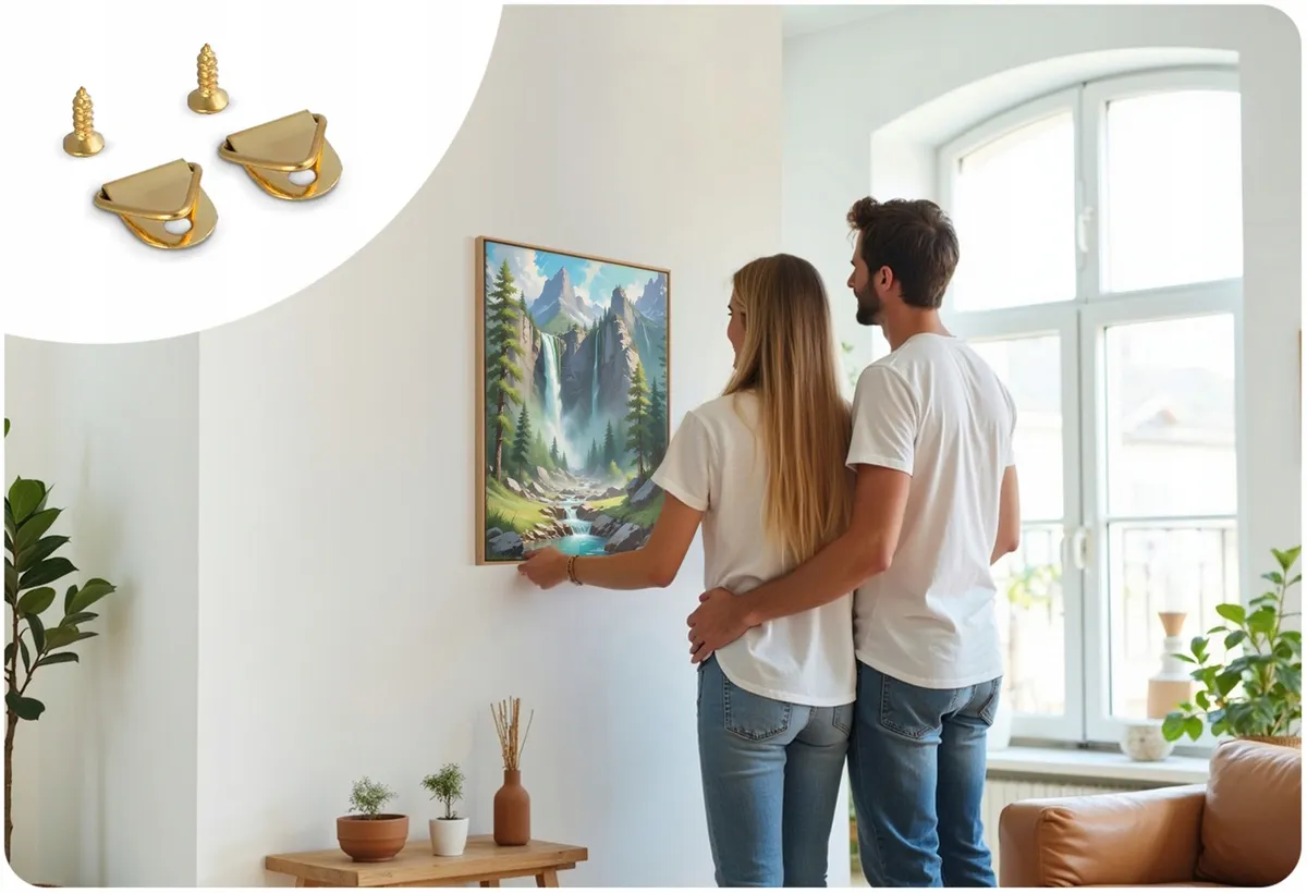 Számfestő készlet, Massido, hegyvidéki táj minta – 3. kép