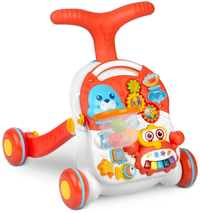 Járássegítő játék, Ricokids RK-810, fehér-piros – 2. kép Járássegítő játék, Ricokids RK-810, fehér-piros – 2. kép