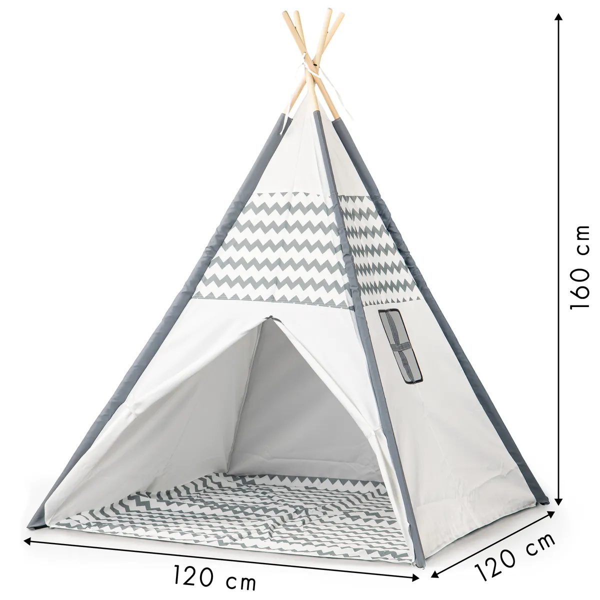Gyereksátor, ECOTOYS Wigwam 8112, Tipi – 5. kép Gyereksátor, ECOTOYS Wigwam 8112, Tipi – 5. kép